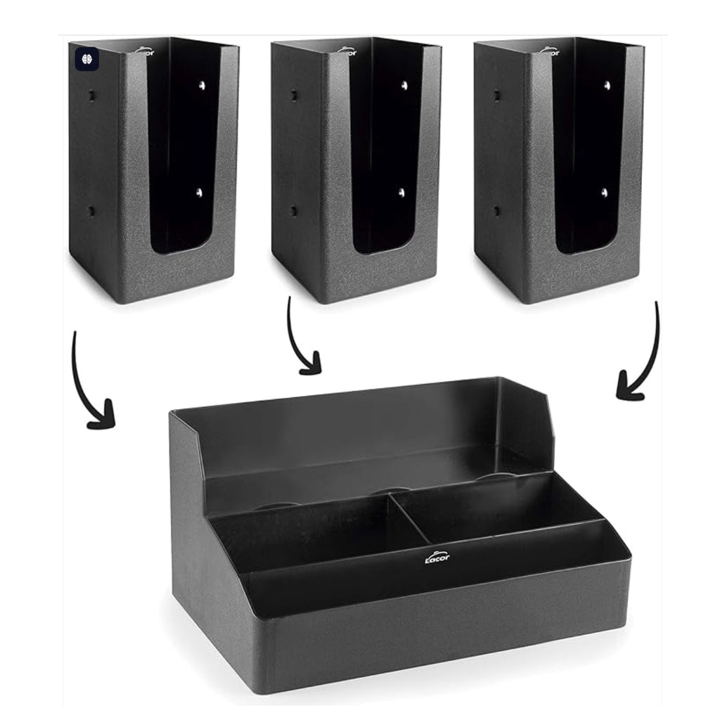 3+3 Compartment With Cup Holder