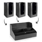 3+3 Compartment With Cup Holder
