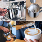Milk Frothing Jug Black 350ml