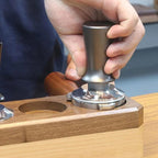 Adjustable Calibrated Coffee Tamper Stainless Steel for Cafe, Office, Home - 58mm