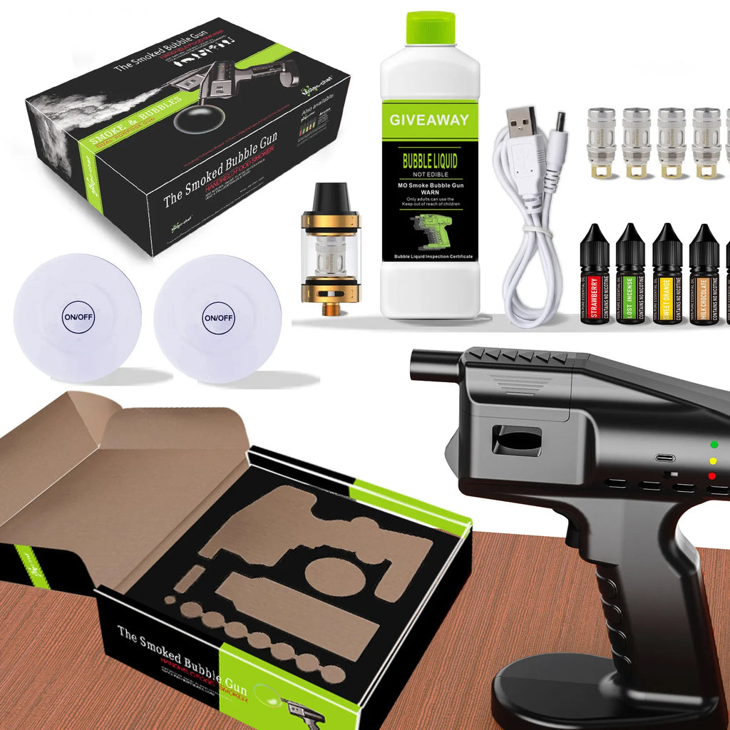 Cocktail Smoker Kit, Smoke Gun Bubble, Portable Handheld Cold Smoker Gun