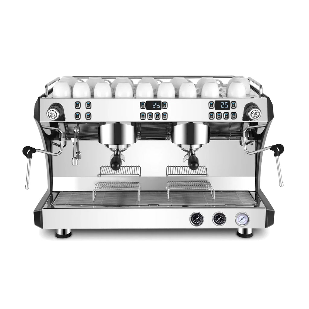 Gemilai Commercial Espresso Coffee Machine CRM3120C Two-group