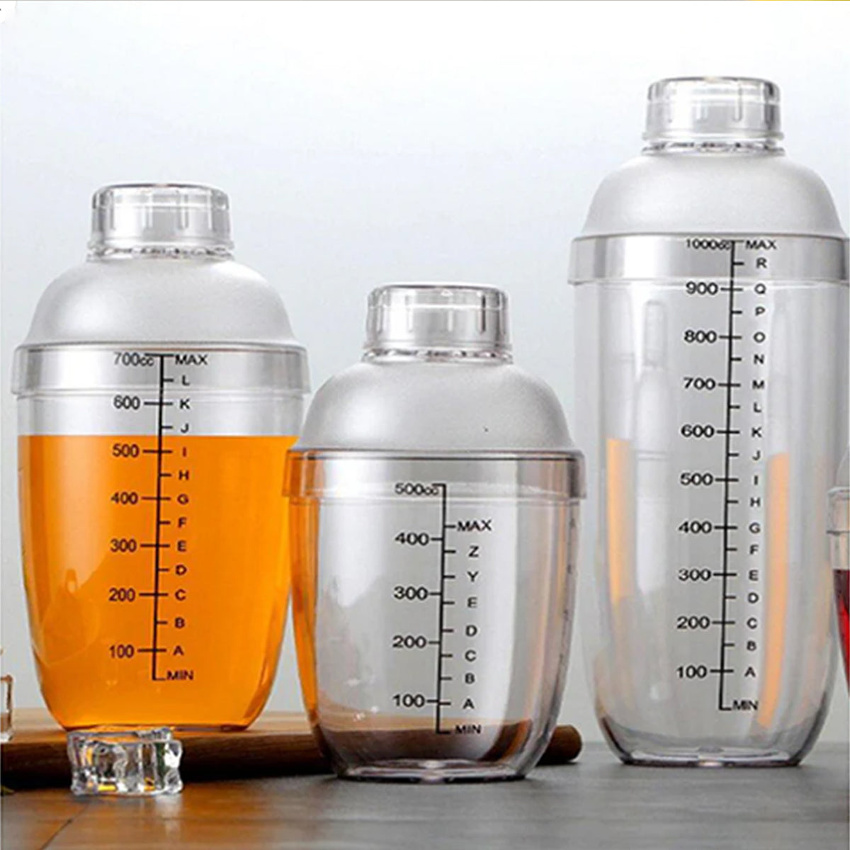 Shaker Acrylic Set - 500 ML/700 ML /1000 ML