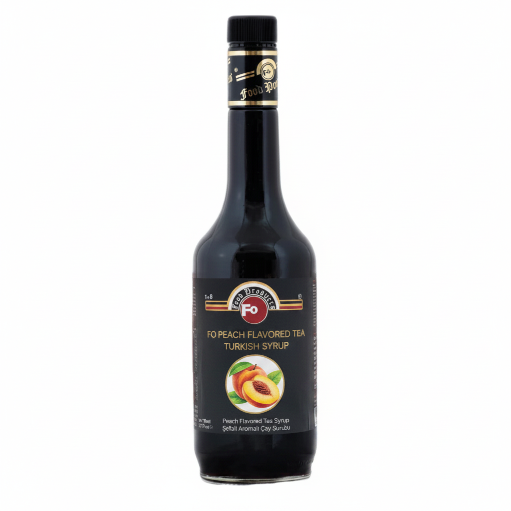 FO Peach Flavored Tea - Turkish Syrup - 700ml